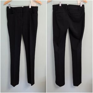 Express Columnist Black Straight Leg Dress Pants Size 2R